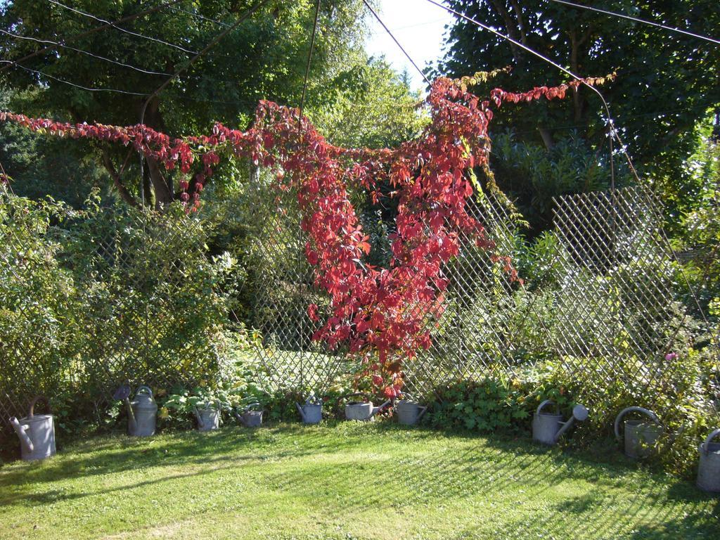 Bed and Breakfast Les Jardins De L'Aulnaie Fontaine-sous-Jouy Exterior foto